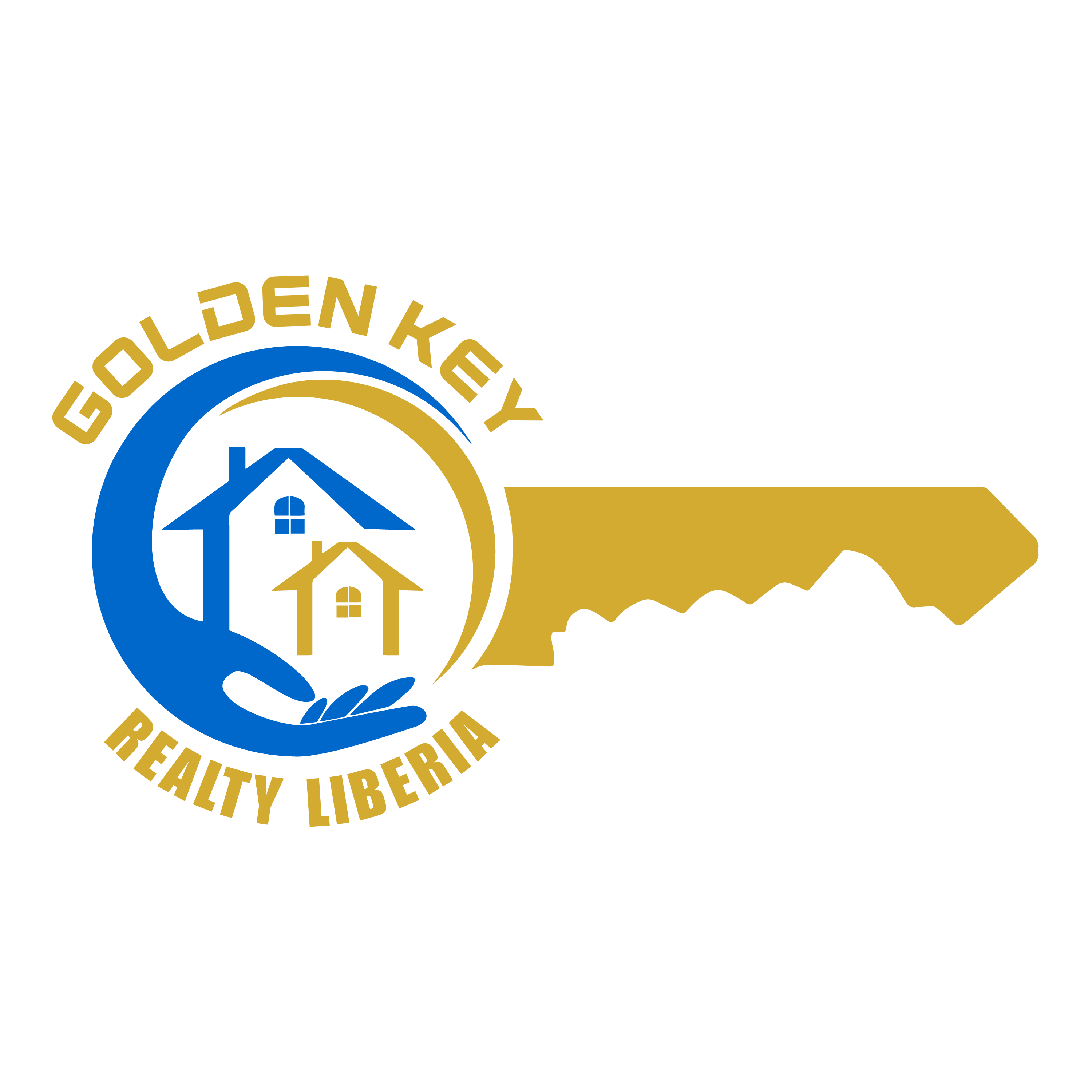 Golden Key Realty Liberia PNG Logo